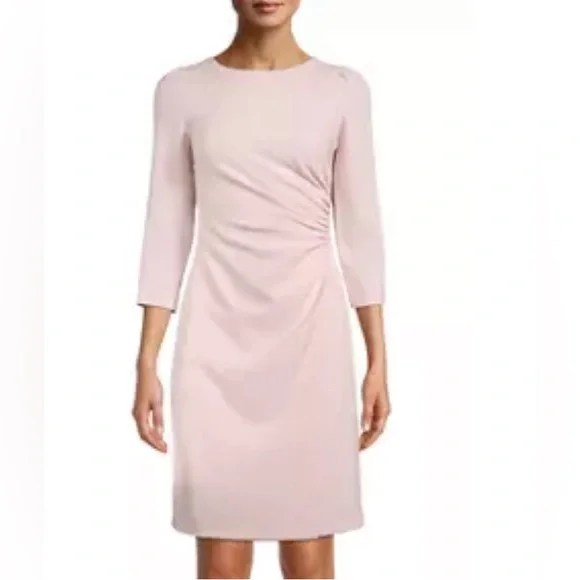 Anne Klein Ruched Side Sheath Dress - Picture 1 of 5